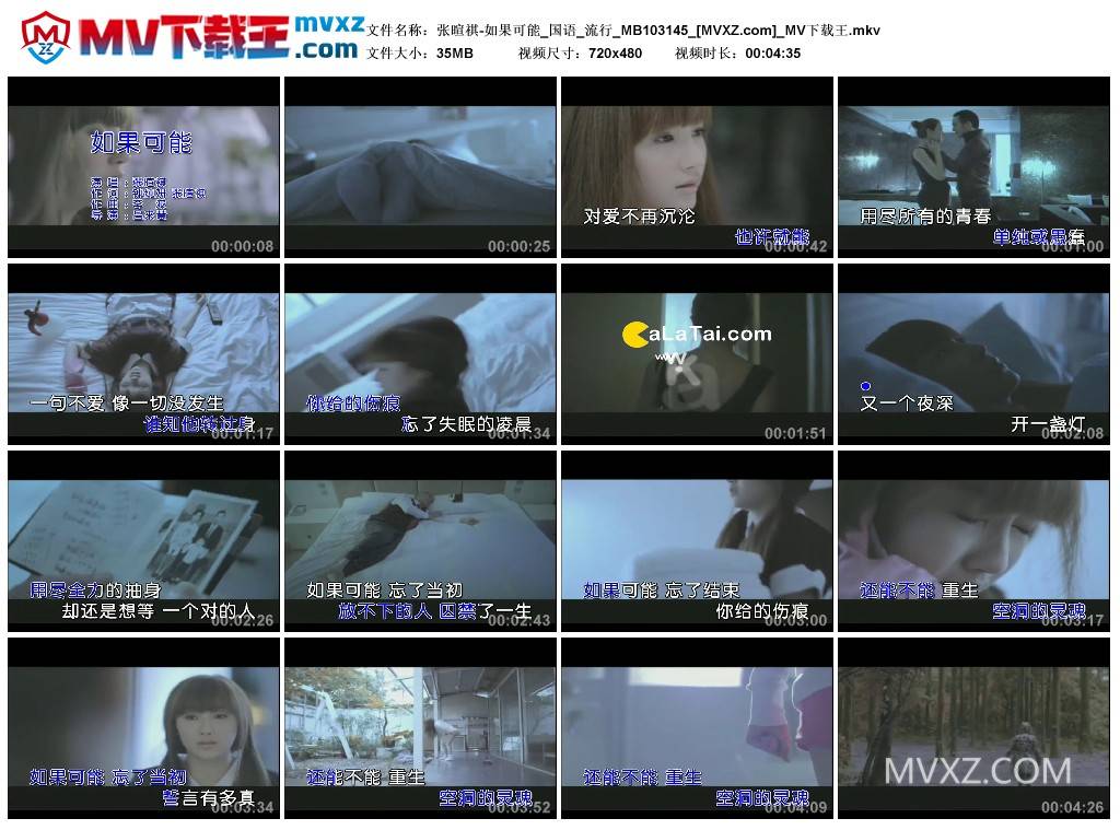 张暄祺-如果可能_国语_流行_MB103145